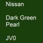 Preview: Nissan, Dark Green Pearl, JV0.